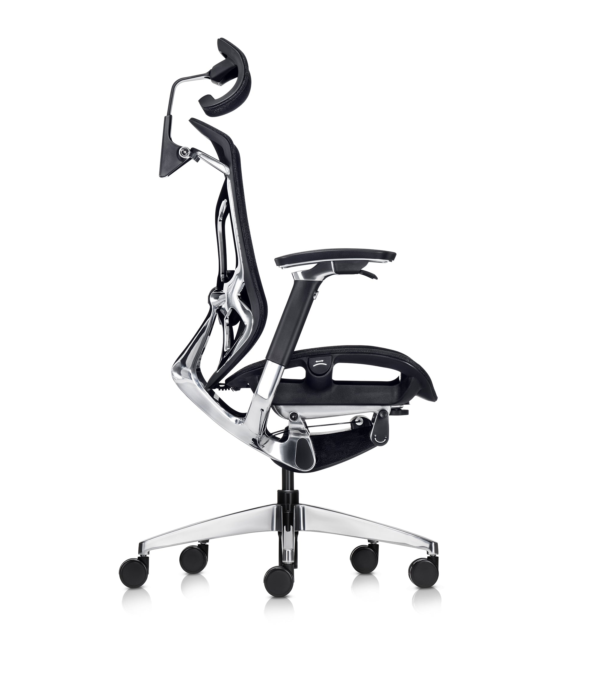 Aboval ABchair PRO+ プロ 人間工学オフィスチェア（2026年モデル）の正面イメージ。5Dアームレストと通気性メッシュを搭載。