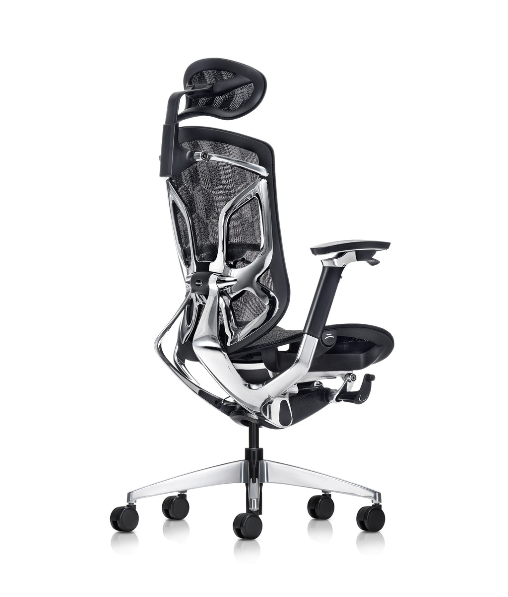 Aboval ABchair PRO+ プロ 人間工学オフィスチェア（2026年モデル）の正面イメージ。5Dアームレストと通気性メッシュを搭載。